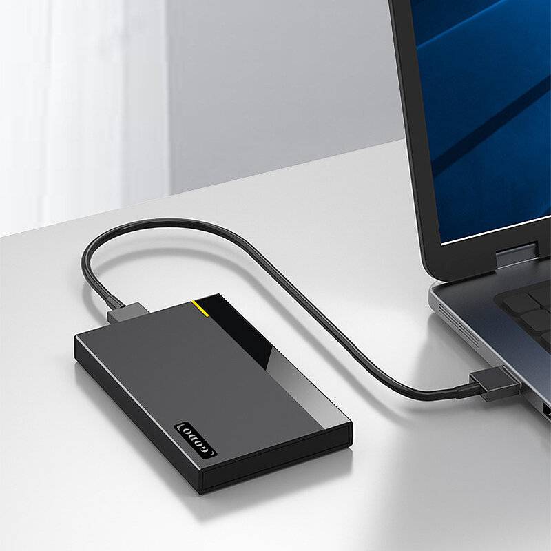 GODO GDBS01 HDD Fall 2,5 tum IDE SATA till USB3.0 Adapter HDD-kapsling Extern Hårddisk Fall Stöder 6TB Hårddisk SSD HDD