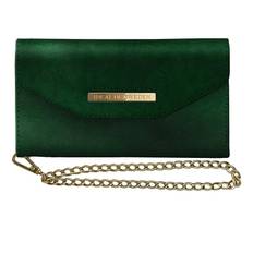 iDeal Of Sweden Mayfair Clutch Plånboksfodral Velvet Samsung Galaxy S9 Green