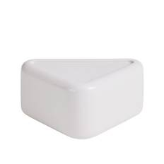 NO GA Projects - Triangle module table white - Soffbord - Willo Perron - Vit - Plast