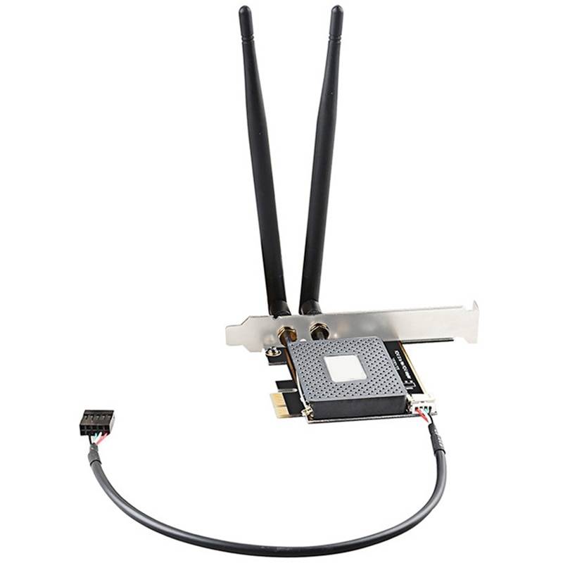Mini pcie desktop wifi-adapter pci-e x1 trådlös wifi-nätverksadapter omvandlarkort stöd för bluetooth för pc