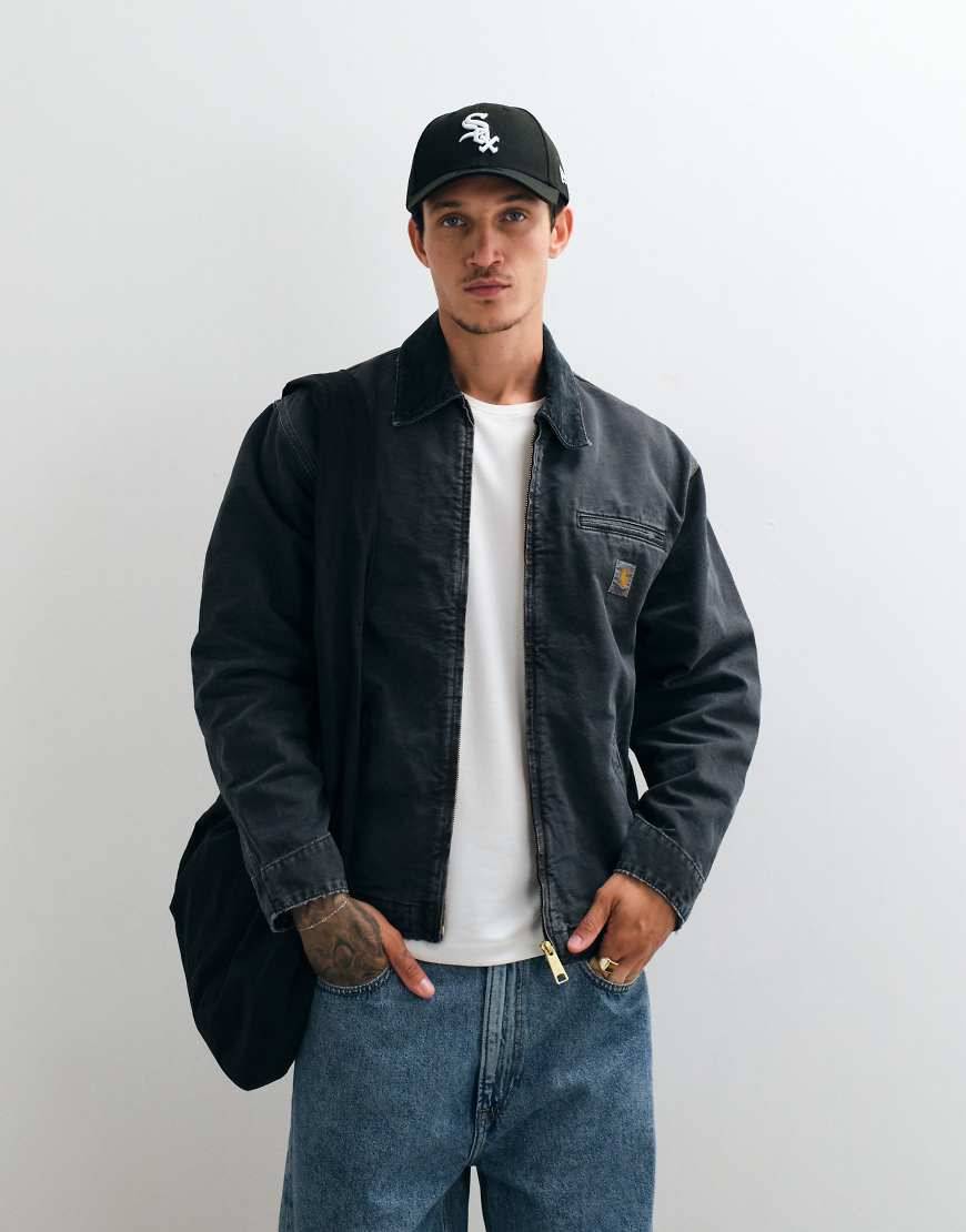 Carhartt WIP OG Detroit-jakke i sort vask - S