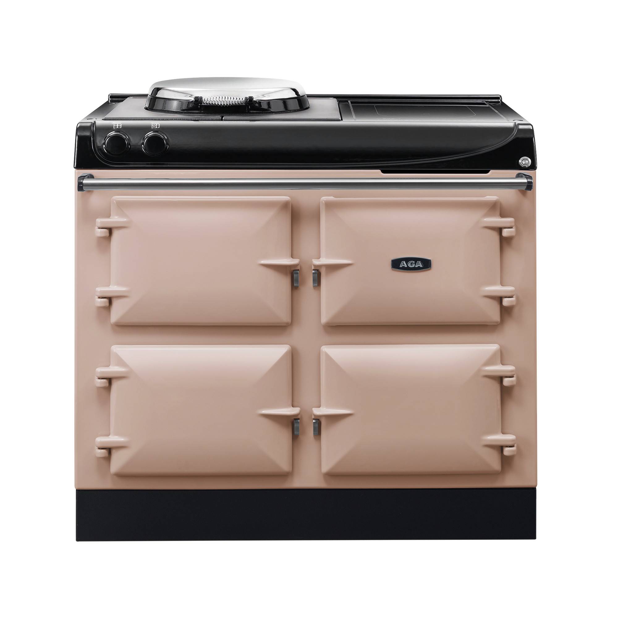 AGA R3 100 med 1 platta samt induktionshäll 2 zoner - Blush