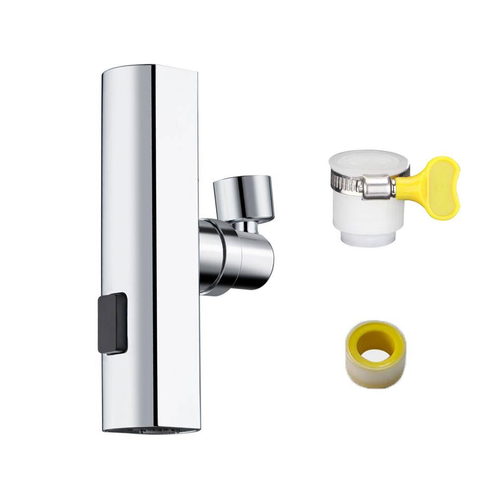 3 in-1 360° Swivel Waterfall Kitchen Faucet for Washing Vegetable Fruit