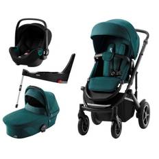 Britax Smile 4 duovagn + babysafe 3 babyskydd + variobas 5Z