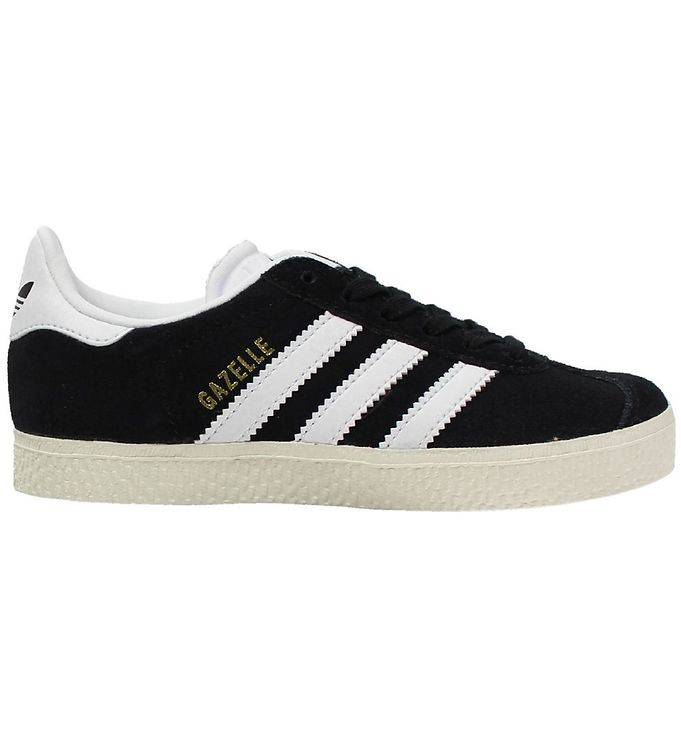 adidas Originals Skor - Gazelle - Svart/Vit m. Snören - adidas Originals - 28 - Skor