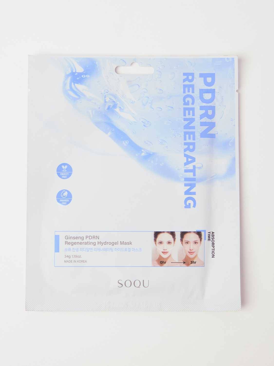 SOQU PDRN Regenerating Hydrogel Mask