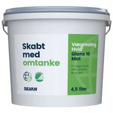 Skabt med omtanke, Vægmaling, glans 10, base A, 4,5 L