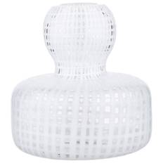 Flower Filigree Vase, klar/hvid