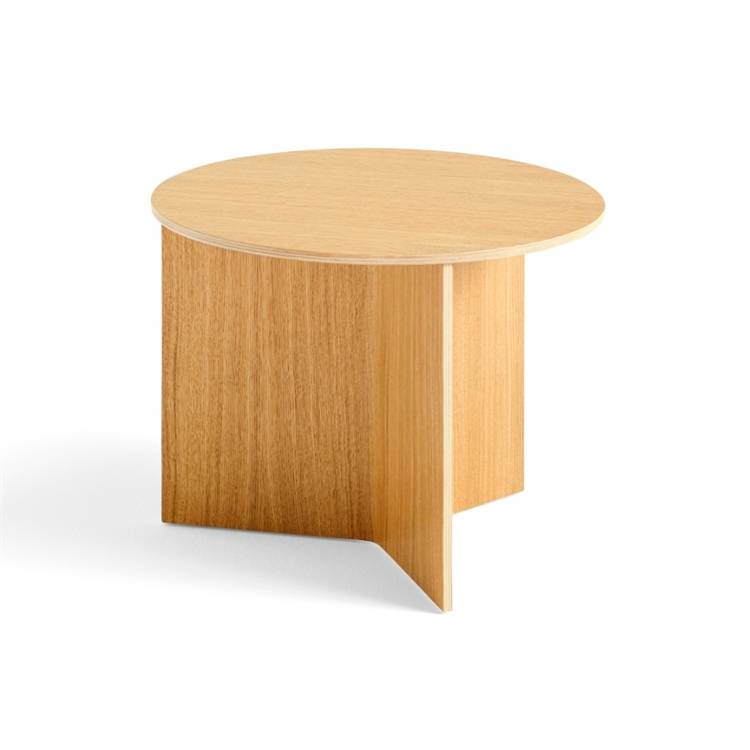 HAY Slit Table Wood Round Oak