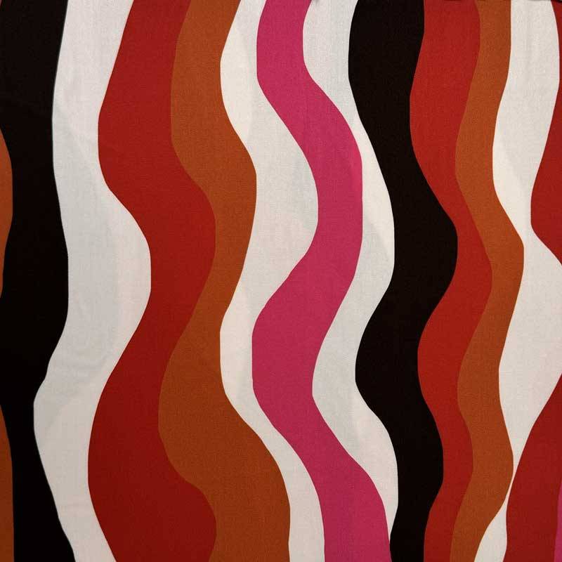 Fast viscose med retro mønster fra Light and Lush