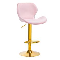 4Rico Barstol QS-B15 sammet rosa