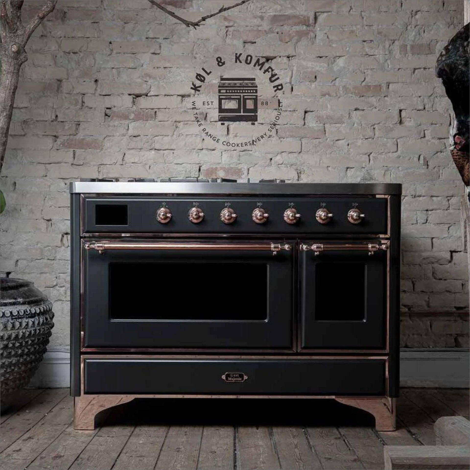 iLVE Majestic Dobbelt Komfur - M128DNE3 - 120 cm.