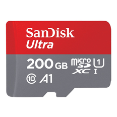 Ultra Micro Minneskort SDXC 200GB 120MB/s Class 10 + Adapter