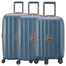 Delsey Paris Carrousel - 4-Rollen-Trolley Set 3tlg. (meerblau)