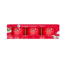 Confezione 3 Candele Votive In Vetro Christmas Eve 3X37gr