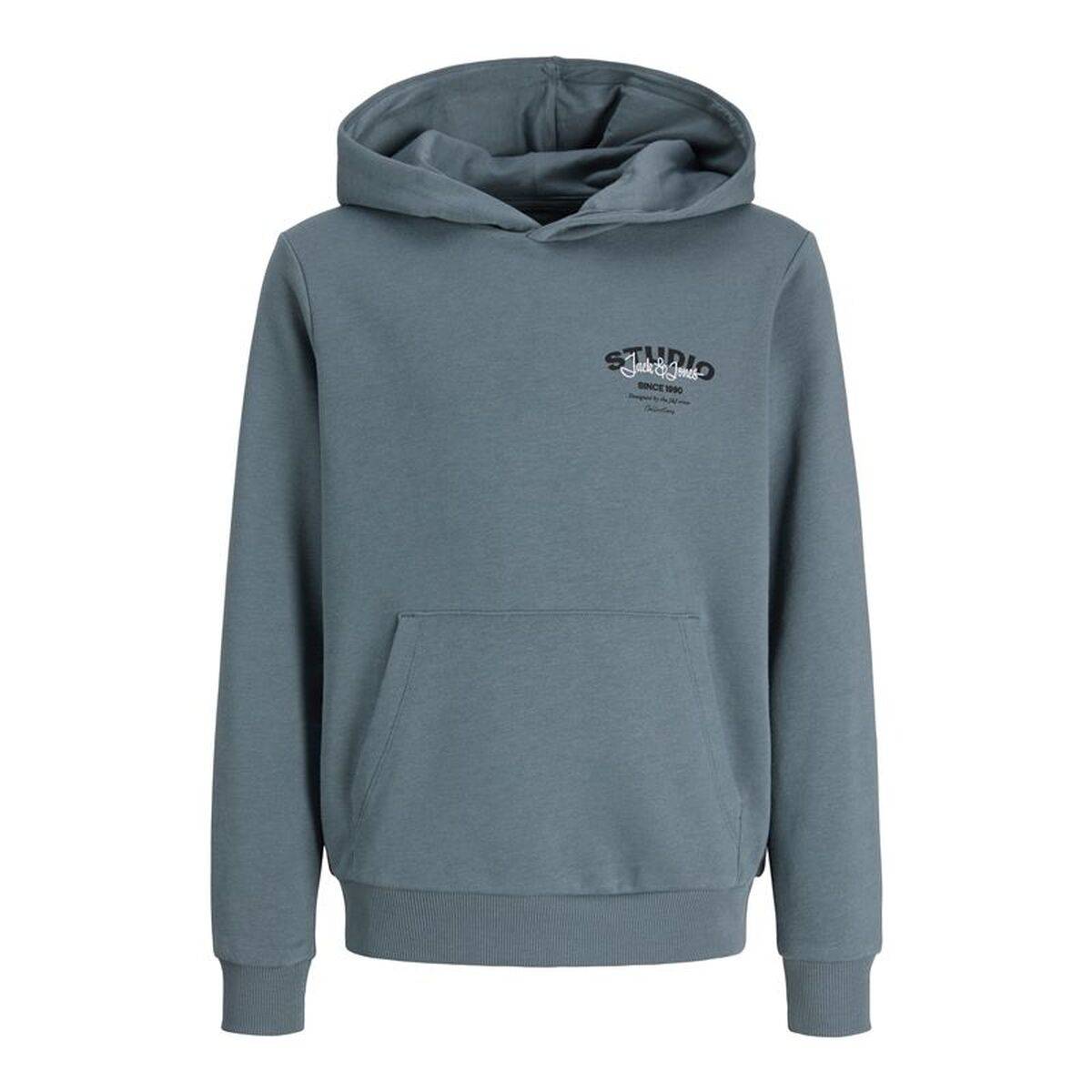 Hættetrøje til Børn Jack & Jones Jjyuki Stormy Weather Blå
