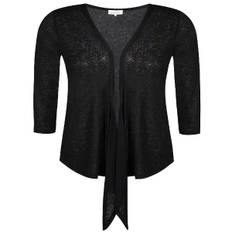 Zhenzi Bolero Cardigan Sort 200170, størrelse M (46-48)