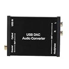 Analog Till Digital Converter, Digital Till Analog Converter DAC Converter GV-023 Digital Digital Converter Box för TV USB Ljudkort