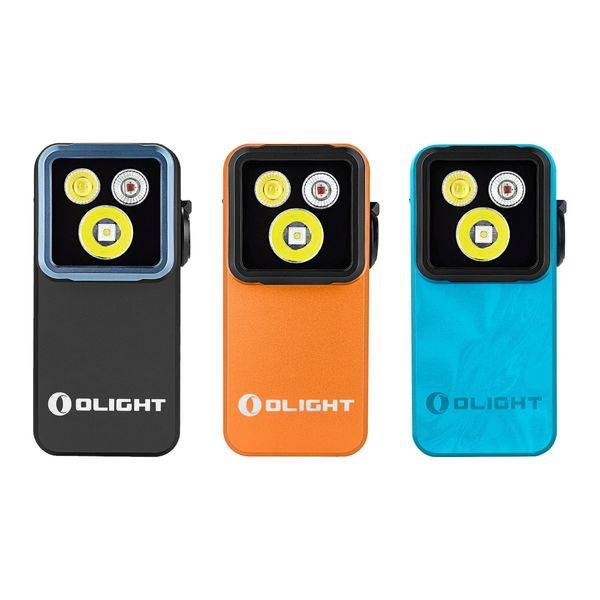 Ficklampa OLIGHT Oclip 2 Pro - 530 lm / 58 mm / Laddbar, Svart