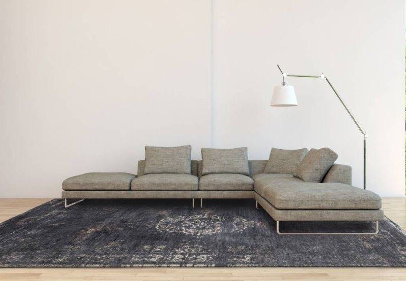 Fading World - Medallion, Mineral Black - REST 140x200 CM.