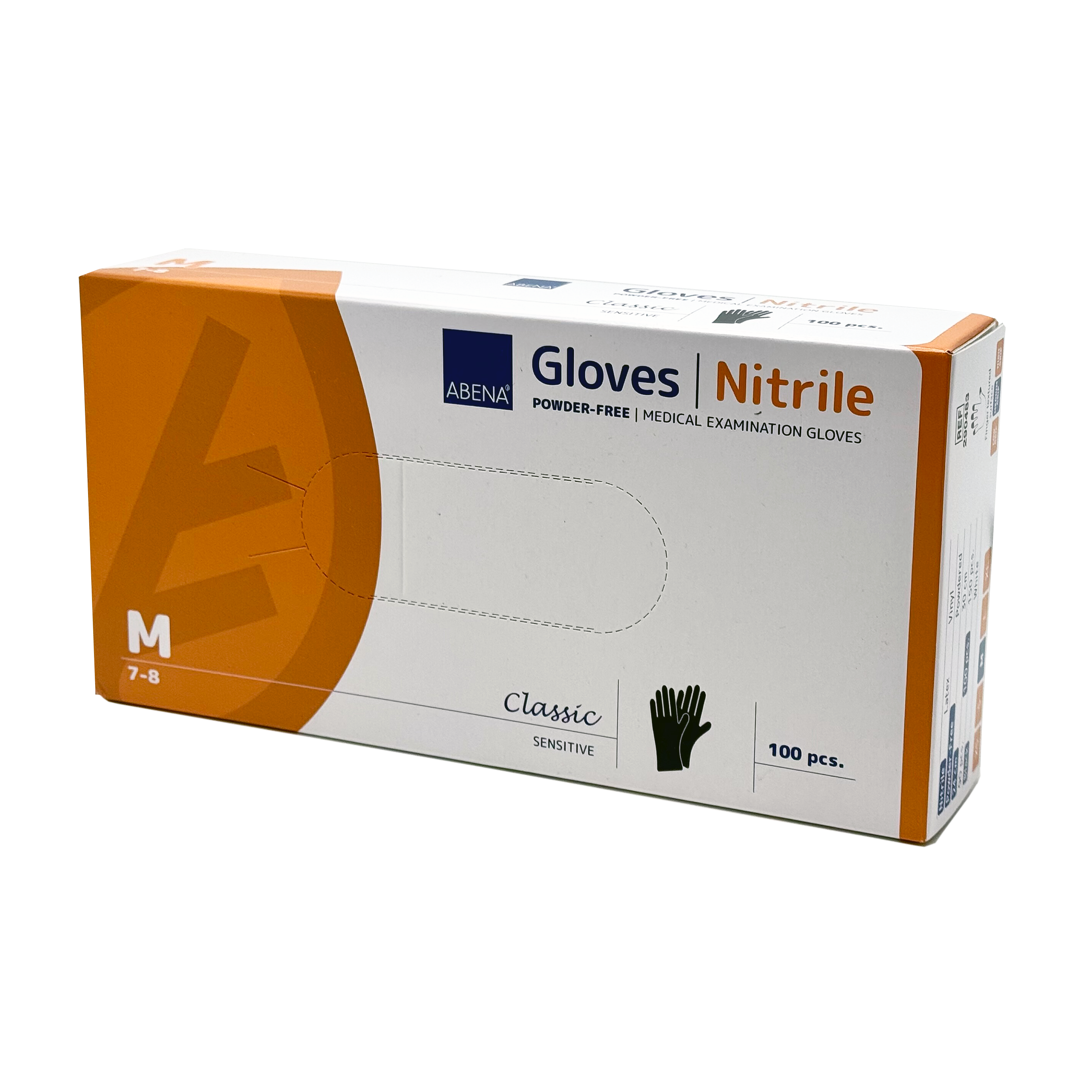 Abena engangshandsker nitril sort S-M-L-XL Medium