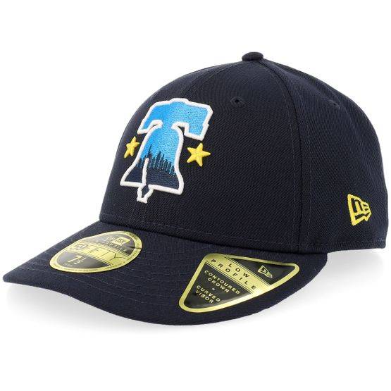 New Era - MLB Blå fitted Keps - Philadelphia Phillies MLB City Connect Low Profile 59FIFTY Navy Fitted @ Hatstore