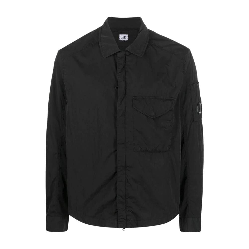 C.P. Company Chrome-R Overshirt - Jakker - Herre - Sort - S - Uld