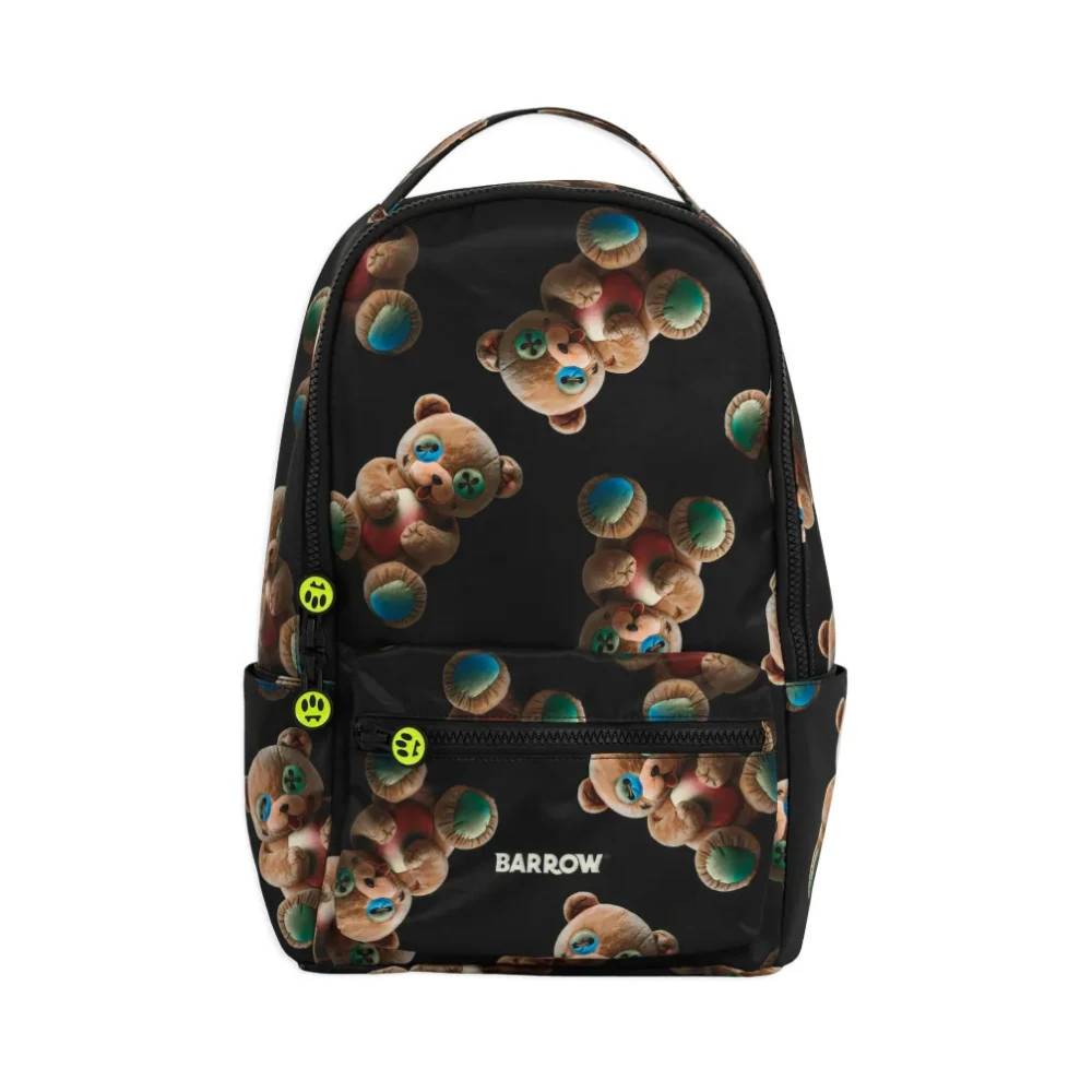 BARROW Rygsæk med bamsetryk - Tasker - Dame - Flerfarvet - ONE SIZE - Uld