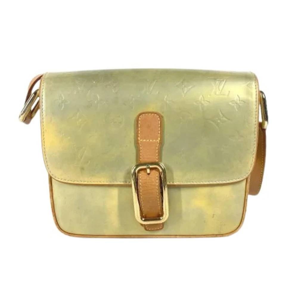 Louis Vuitton Vintage Pre-owned Monogram Vernis Skuldertaske - Vintage - unisex - Gul - ONE SIZE - Uld