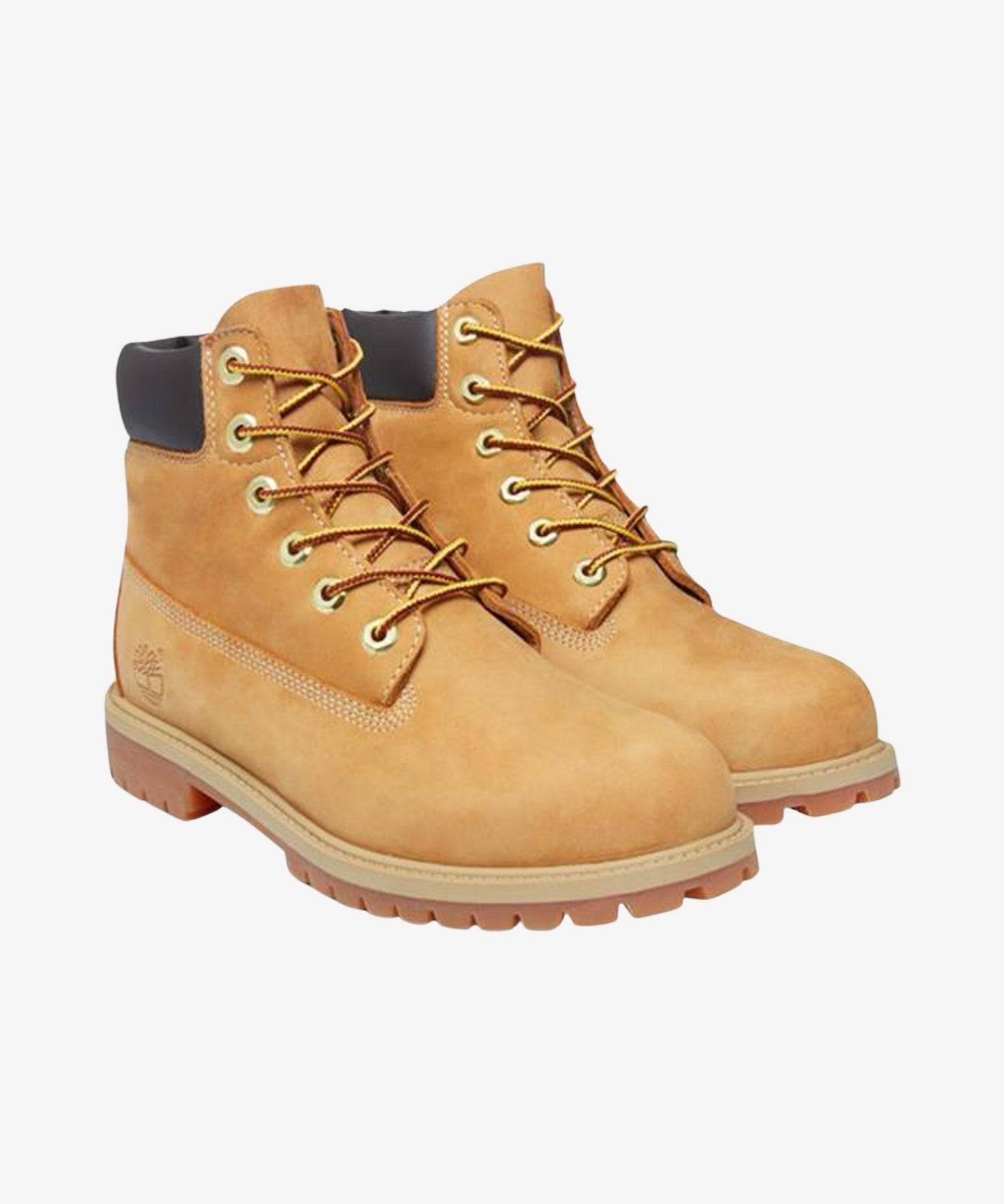 Nubuck Vinterstøvle m/snøre - Wheat - 28