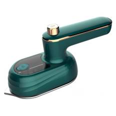 Green Portable Mini Garment Steam Iron Handheld Ironing Steamer Travel Household