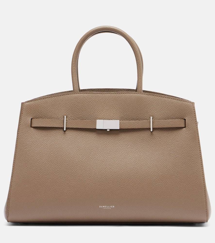 DeMellier Bolso Hudson Midi de piel - beige - Talla Única
