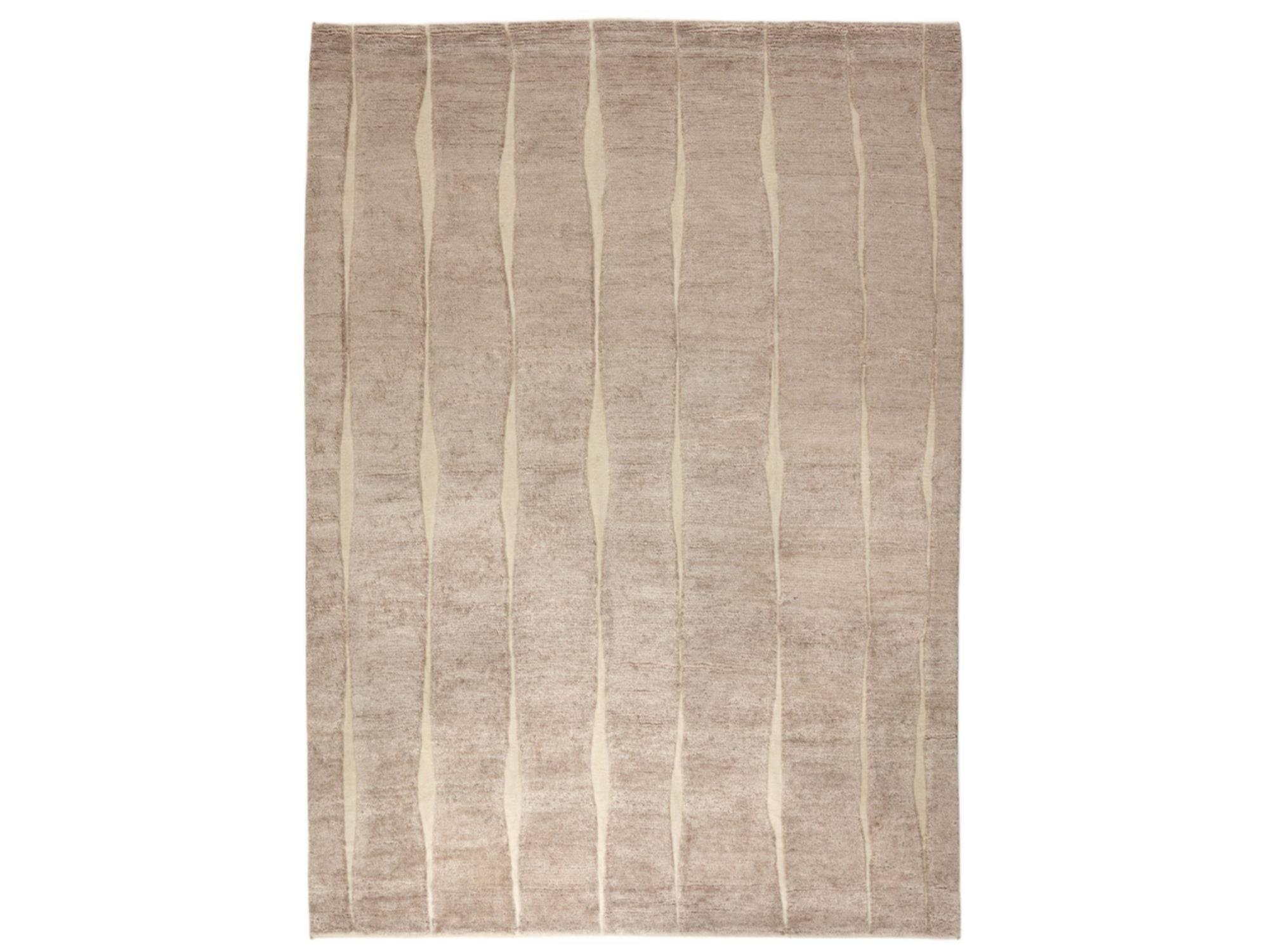 Rezas - Landscape Stream tæppe - B140 x L200 cm / Beige