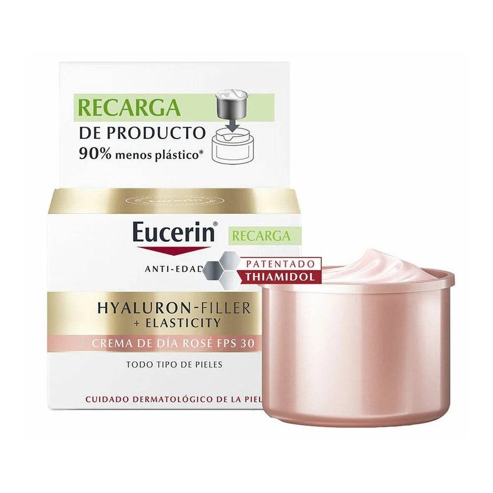 Eucerin Hyaluron-Filler+Elasticity Rosata SPF 30 50 ml — Ricarica Crema Giorno