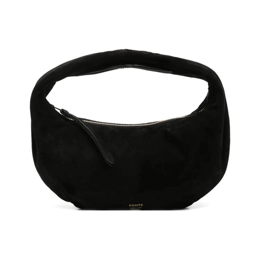 Khaite Crescent Shoulder Bag - Tasker - Dame - Sort - ONE SIZE - Uld