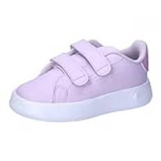 adidas Advantage Shoes Infant, icke-fotbollsskor, unisex, barn, Ice Lavender Bliss Lilac Ftwr vit, 25 EU