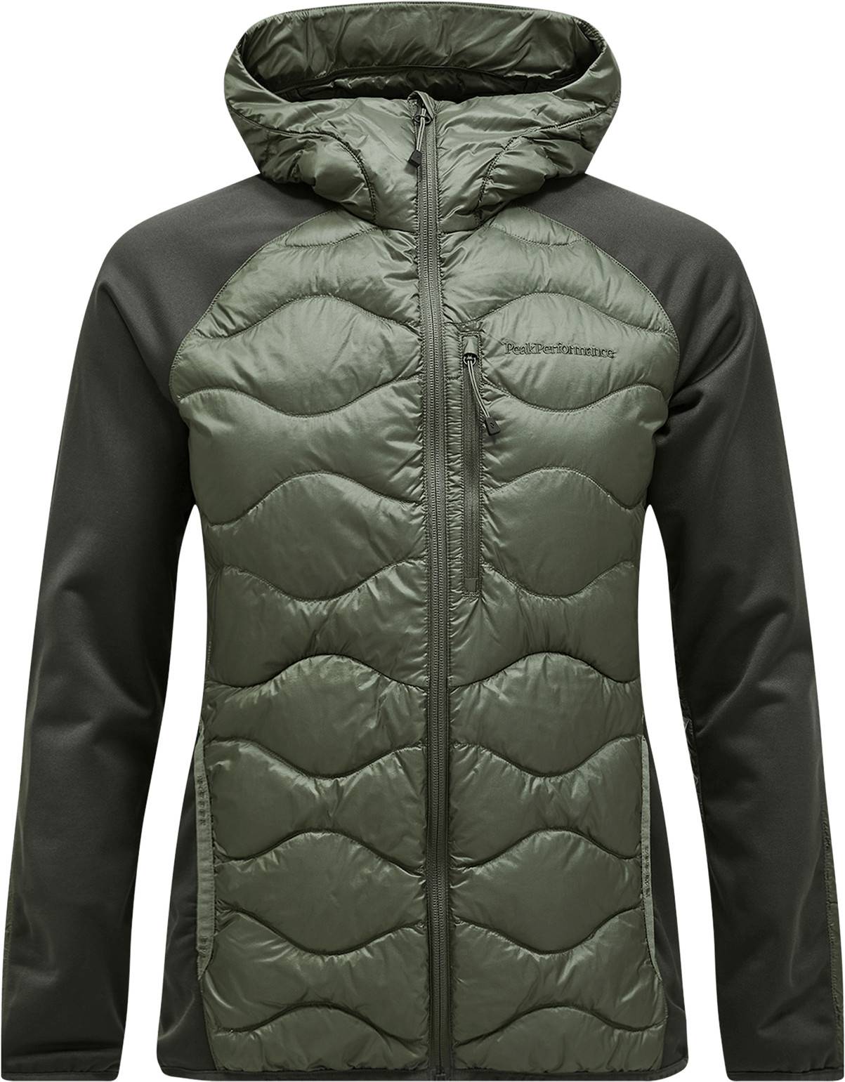 Peak Performance Men's Helium Down Hybrid Hood Pine Needle, XL