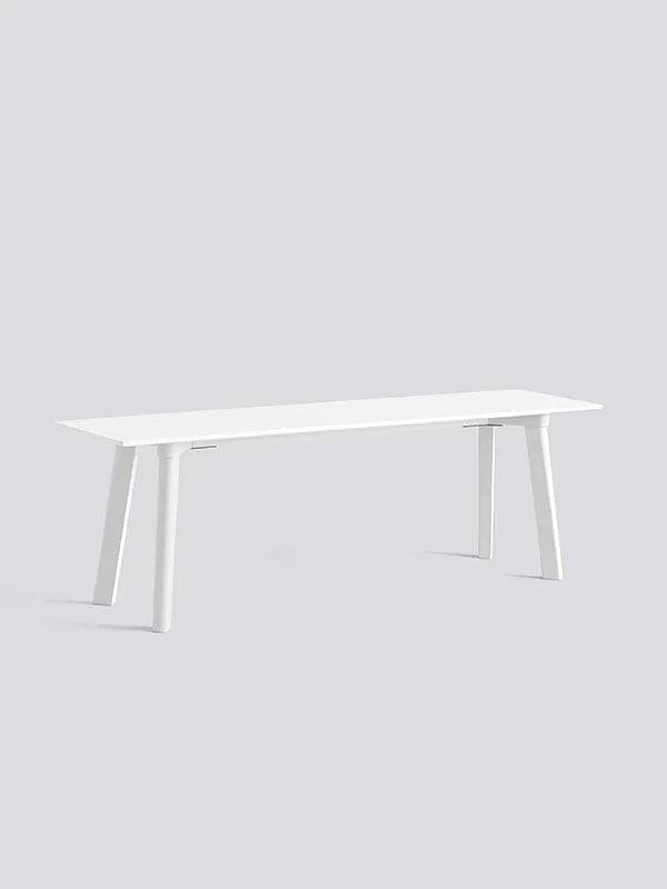 CPH Deux 215 Bænk fra Hay L140 x B35 x H45 cm / Pearl white laminat / Pearl white (bøg) - Jacobsen Plus