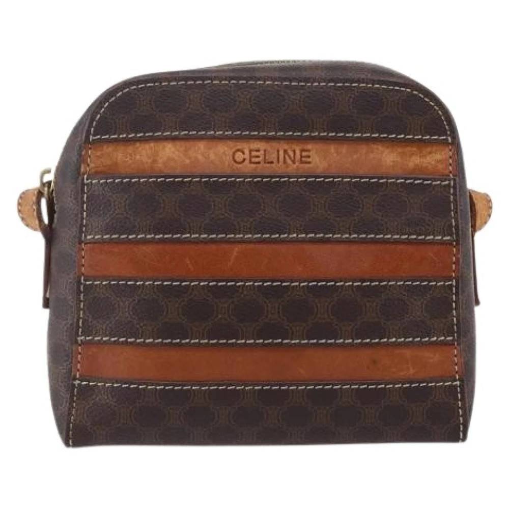 Celine Vintage - Pre-owned Canvas Crossbody Bag Vintage - Dam - ONE Size -