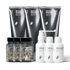 Sons Komplettbehandlung bei Haarproblemen - Minoxidil 5%, Biotin & DHT blockierendes Shampoo - Wachstumspflege für Haarverlust & Ausdünnung für Männer - Begünstigt dichteres Nachwachsen - 3 Monate