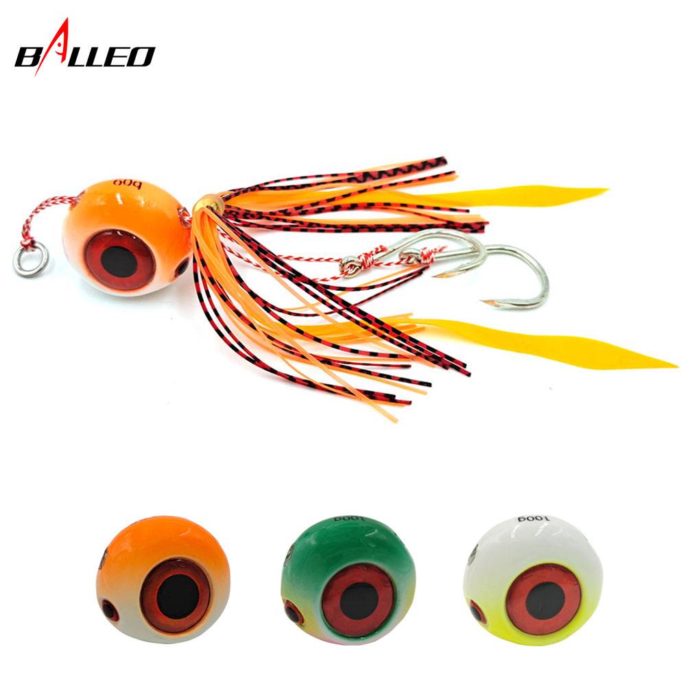 60g/80g/100g/ Metal Tenya Madai  Kabura Jig  deep sea slow jig head with skirt  lead lureluminous  Fishing Bait  inchiku