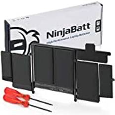 NinjaBatt Batteri A1582 A1493 för Apple MacBook Pro Retina 13"A1502 [2013 2014 2015 år] – Hög kapacitet [71,8 Wh/11,43 V]