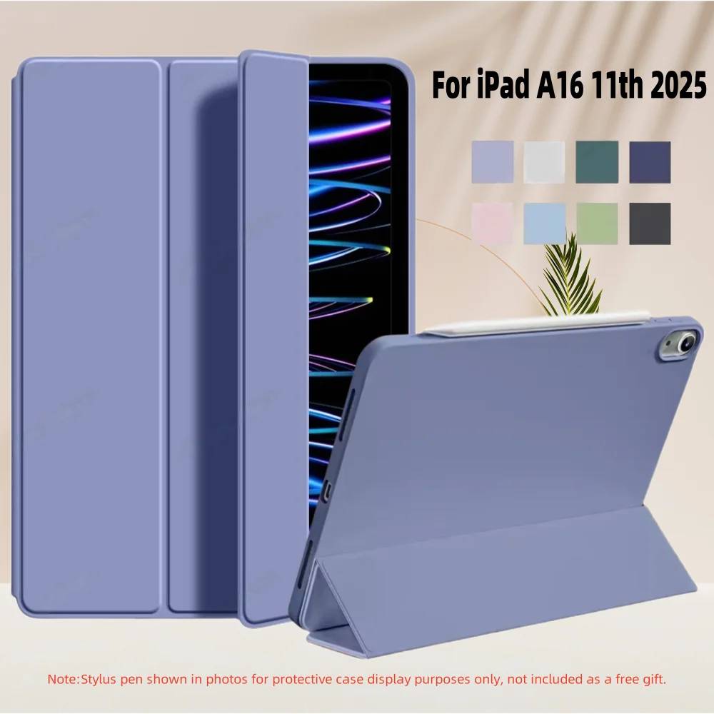 Case for 2025 New IPad A16 Pro M5 Air 13 11 12.9 11 10 9 8 7 6 5 4 Th Generation M3 M2 M4 Inch PU Official Liquid Silicone Cover