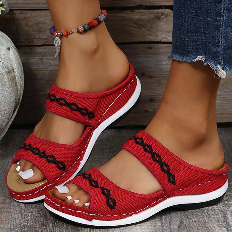 Damsandaler Ortopediska Tofflor Sommarskor cm brown