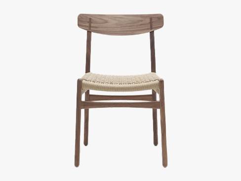 CH23 valnød olie m. natur flet - Carl Hansen & Søn