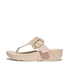 Fit Flop tåsandal Lulu med justerbart spænde - beige