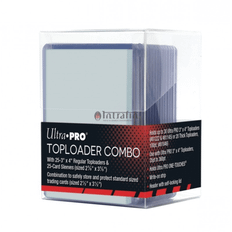 Toploader combo deckbox, 25 sleeves, 25 toploaders: Ultra Pro