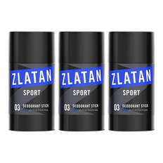 3-Pack Zlatan Ibrahimovic Sport Pro Deodorant Stick 75ml, 75ml