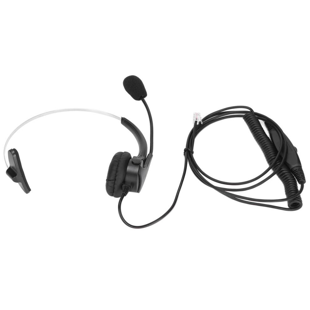 Skype-optimeret headset, støjreduktion med høreværn, stor lydstyrkekontrol til personlig lytning, klar lyd, god mikrofon