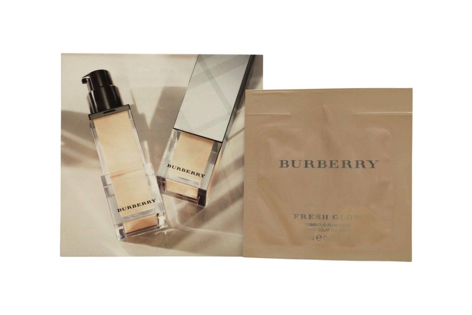 Burberry, Fresh Glow, Lätt täckning, Flytande foundation, 01, Nude Radiance, 1.5 ml *Prov